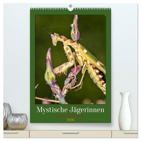 Mystische Jägerinnen (hochwertiger Premium Wandkalender 2026 DIN A2 hoch), Kunstdruck in Hochglanz