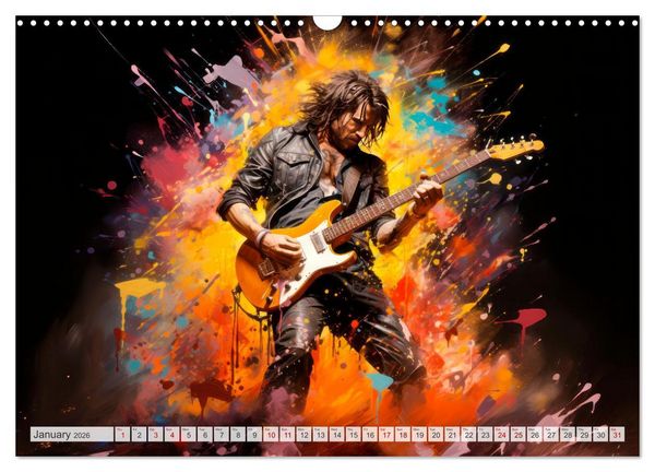 Produktbild: ROCK Feel the unlimited power (Wall Calendar 2026 DIN A3 landscape), CALVENDO 12 Month Wall Calendar