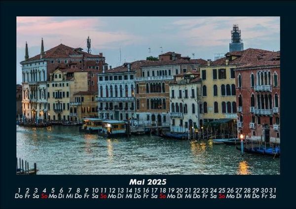 Produktbild: Venedig 2025 Fotokalender DIN A5