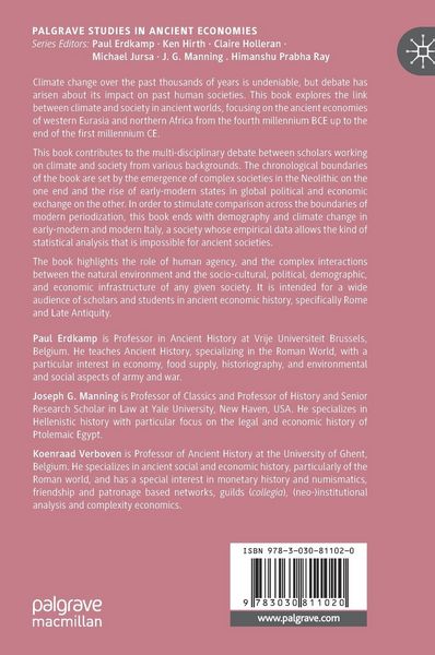 Produktbild: Climate Change and Ancient Societies in Europe and the Near East