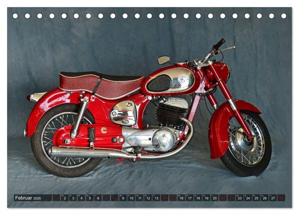 Produktbild: Puch 250 SGS Motorrad - Oldie aus &Ouml;sterreich (Tischkalender 2026 DIN A5 quer), CALVENDO Monatskalender