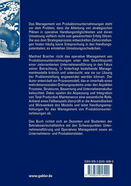 Produktbild: Das operative Management von Produktionsunternehmungen