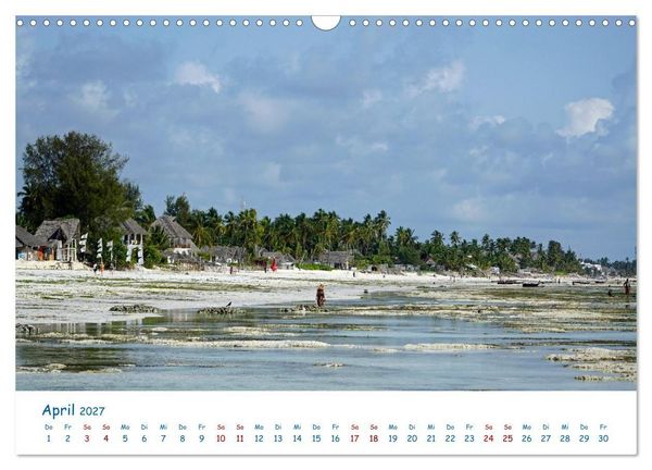 Produktbild: Traumziele weltweit &ndash; Inselleben auf Sansibar (Wandkalender 2027 DIN A3 quer), CALVENDO Monatskalender