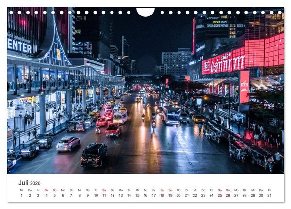 Produktbild: Bangkok - Die einzigartige Hauptstadt von Thailand. (Wandkalender 2026 DIN A4 quer), CALVENDO Monatskalender