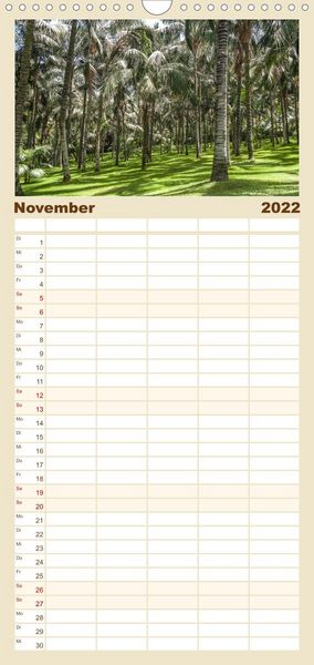Produktbild: Familienplaner Teneriffa - Inmitten des Atlantischen Archipels (Wandkalender 2022 , 21 cm x 45 cm, hoch)