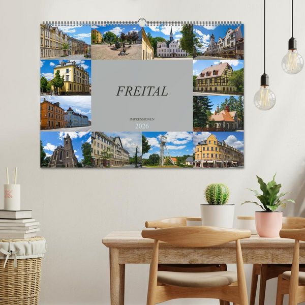 Produktbild: Freital Impressionen (Wandkalender 2026 DIN A2 quer), CALVENDO Monatskalender