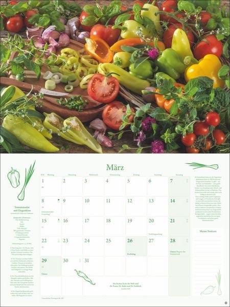Produktbild: K&uuml;chenkalender Broschur XL 2027