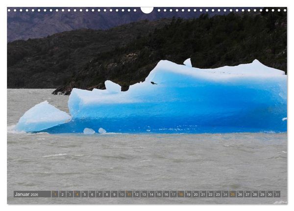 Produktbild: Patagonien, Gletscher, Berge und unendliche Weiten (Wandkalender 2026 DIN A3 quer), CALVENDO Monatskalender