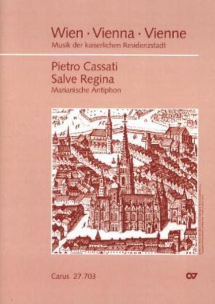 Salve Regina, Partitur mit Stimmen