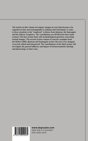 Produktbild: Changes in Scripture