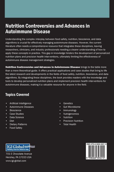 Produktbild: Nutrition Controversies and Advances in Autoimmune Disease, VOL 1