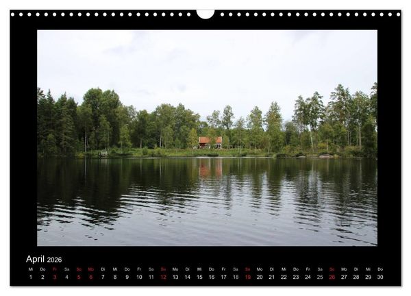 Produktbild: Schweden 2026 (Wandkalender 2026 DIN A3 quer), CALVENDO Monatskalender
