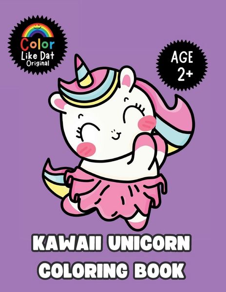 Produktbild: Kawaii Unicorn Coloring Book