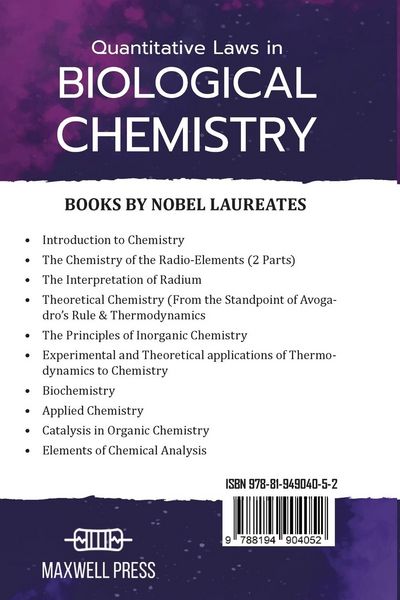 Produktbild: Quantitative Laws in Biological Chemistry