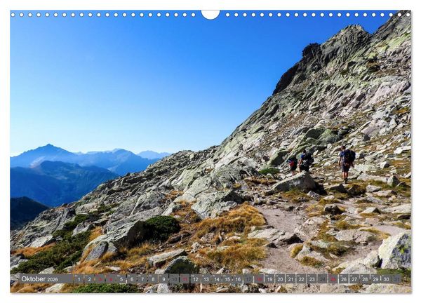 Produktbild: Korsika - Weitwanderweg GR 20 (Wandkalender 2026 DIN A3 quer), CALVENDO Monatskalender