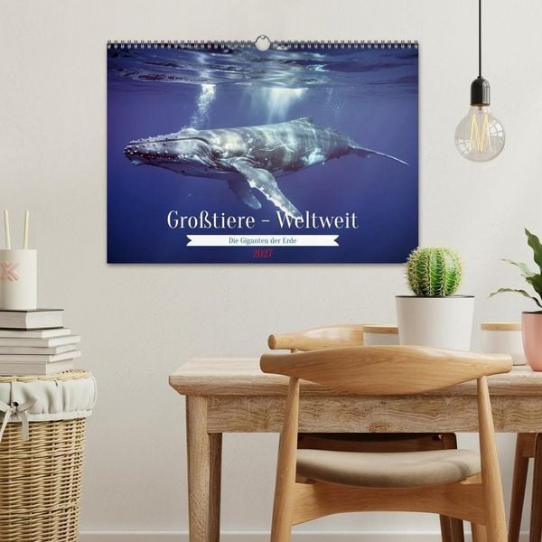 Produktbild: Gro&szlig;tiere - Weltweit (Wandkalender 2027 DIN A3 quer), CALVENDO Monatskalender
