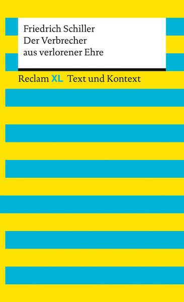 Produktbild: Der Verbrecher aus verlorener Ehre. Textausgabe mit Kommentar und Materialien