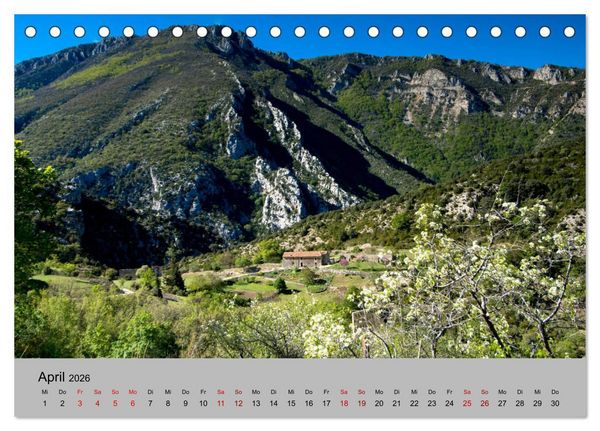 Produktbild: Traumhafte Haute Provence (Tischkalender 2026 DIN A5 quer), CALVENDO Monatskalender