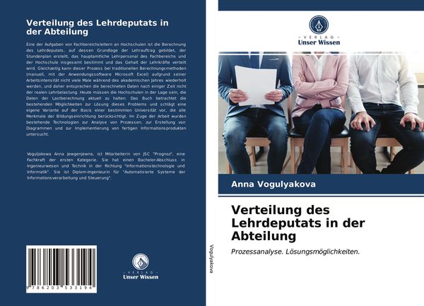 Produktbild: Verteilung des Lehrdeputats in der Abteilung