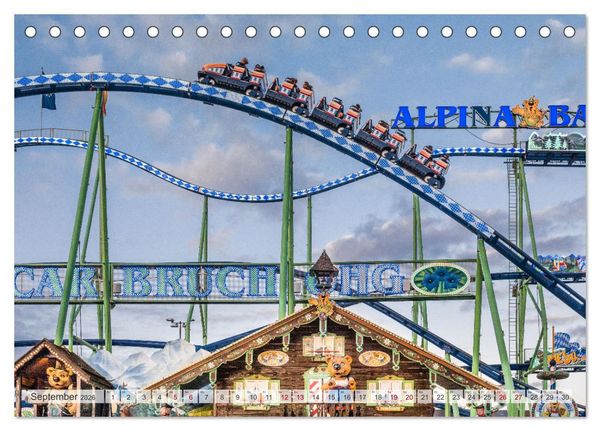 Produktbild: Kirmes Gl&uuml;ck (Tischkalender 2026 DIN A5 quer), CALVENDO Monatskalender
