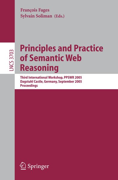 Produktbild: Principles and Practice of Semantic Web Reasoning