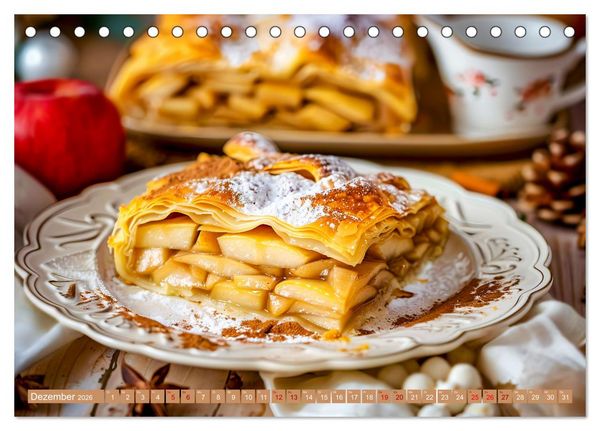 Produktbild: Alles Apfel oder was?! - K&ouml;stliche Apfelgerichte f&uuml;r jede Gelegenheit! (Tischkalender 2026 DIN A5 quer), CALVENDO Monatskalender