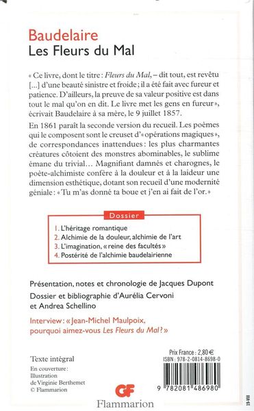 Produktbild: Les fleurs du Mal