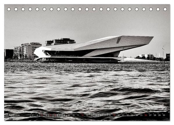 Produktbild: Ein Blick auf Amsterdam (Tischkalender 2026 DIN A5 quer), CALVENDO Monatskalender
