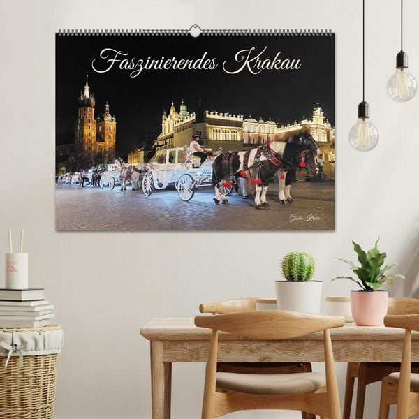 Produktbild: Faszinierendes Krakau (Wandkalender 2026 DIN A2 quer), CALVENDO Monatskalender