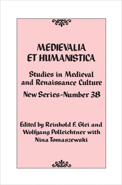 Produktbild: Medievalia et Humanistica, No. 38