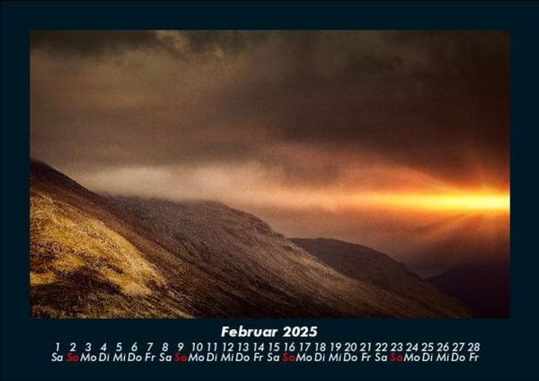 Produktbild: Landschaftskalender 2025 Fotokalender DIN A5