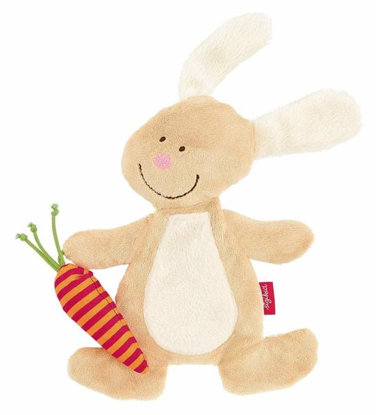 Produktbild: sigikid 40675 - Knistertuch Hase Yellow, Aktiv-Schnuffeltuch