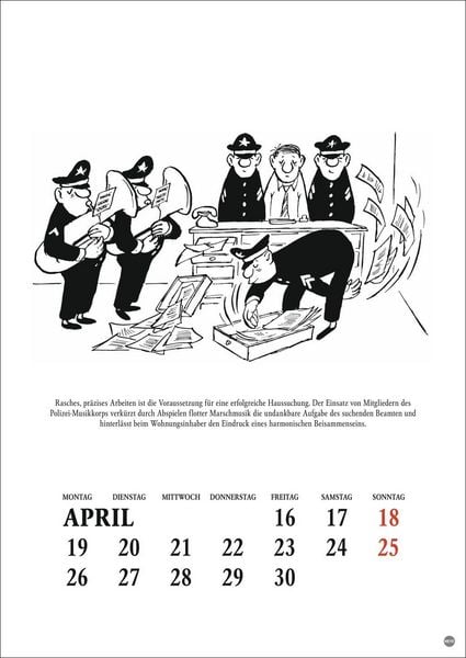 Produktbild: Loriot Heile Welt Halbmonatskalender 2027