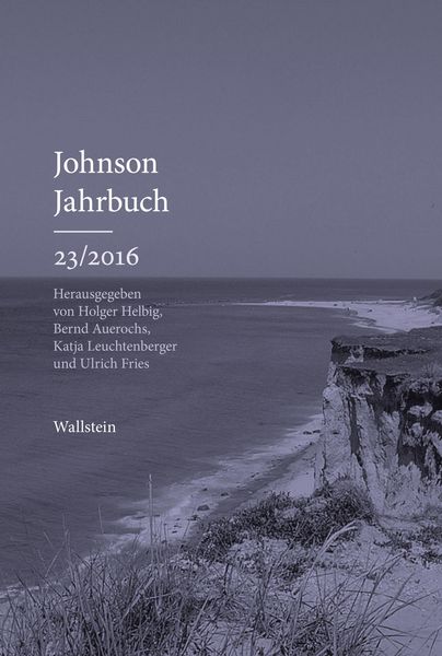 Produktbild: Johnson-Jahrbuch 23/2016