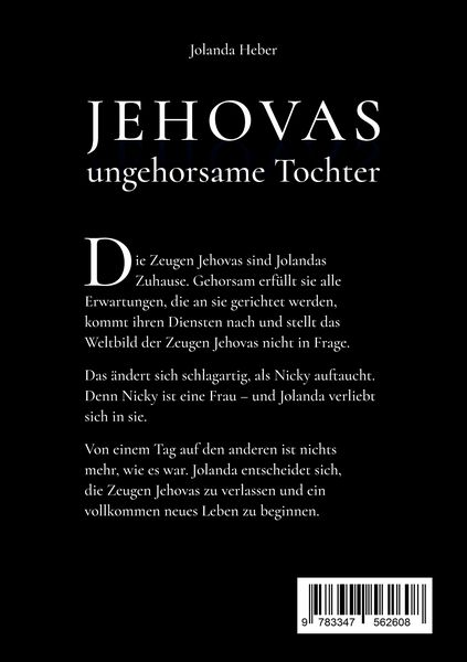 Produktbild: Jehovas ungehorsame Tochter