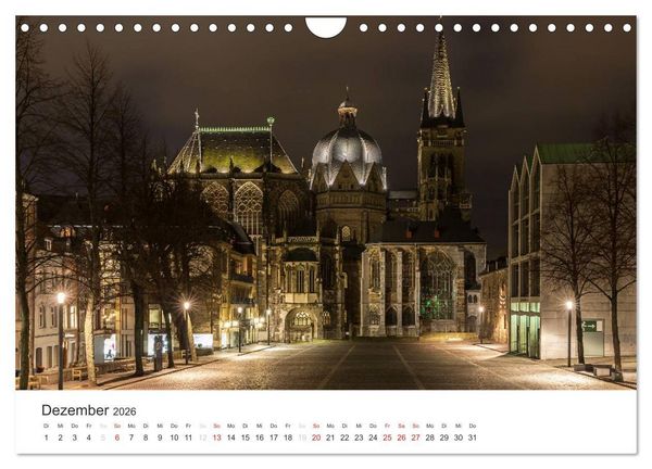 Produktbild: Aachener Dom - Weltkulturdenkmal (Wandkalender 2026 DIN A4 quer), CALVENDO Monatskalender