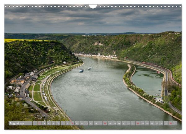Produktbild: Kulturlandschaft Oberes Mittelrheintal I (Wandkalender 2026 DIN A3 quer), CALVENDO Monatskalender