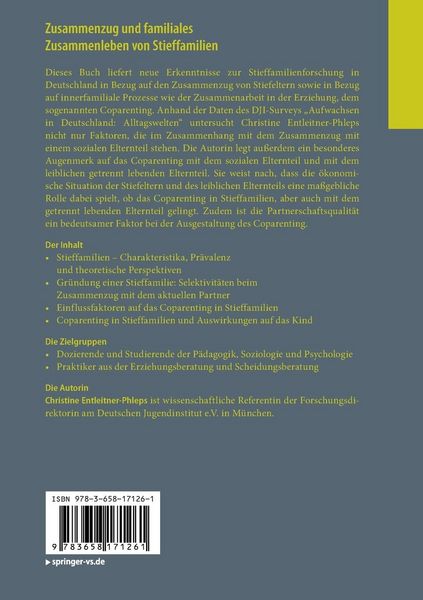 Produktbild: Zusammenzug und familiales Zusammenleben von Stieffamilien
