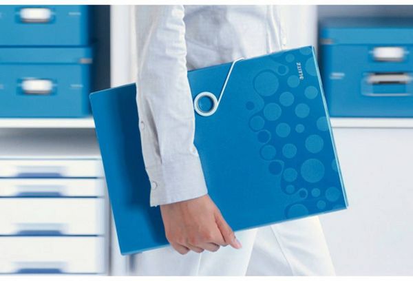Produktbild: LEITZ&reg; F&auml;chermappe WOW, blau