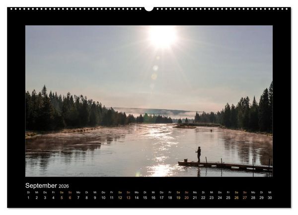 Produktbild: Yellowstone - Wunder der Natur (Wandkalender 2026 DIN A2 quer), CALVENDO Monatskalender