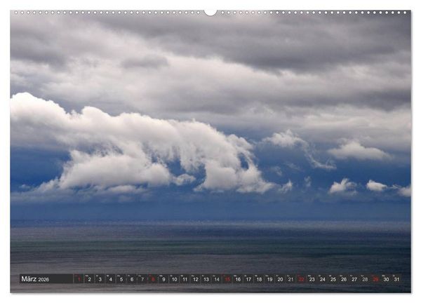 Produktbild: Sonne, Meer und Wolken (Wandkalender 2026 DIN A2 quer), CALVENDO Monatskalender