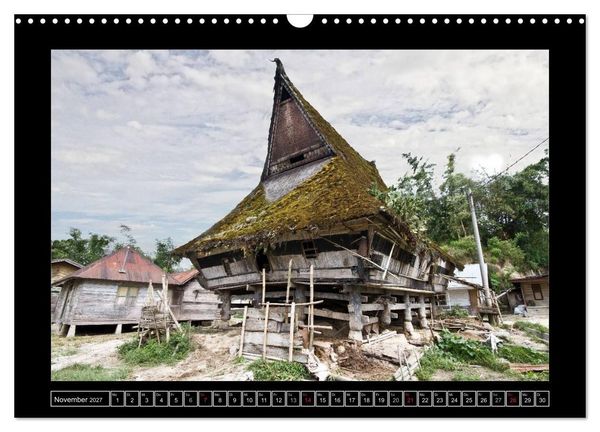 Produktbild: Sumatra &ndash; Architektur und Landschaft (Wandkalender 2027 DIN A3 quer), CALVENDO Monatskalender