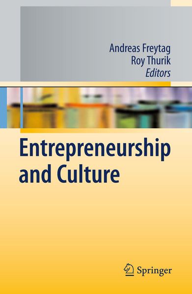 Produktbild: Entrepreneurship and Culture