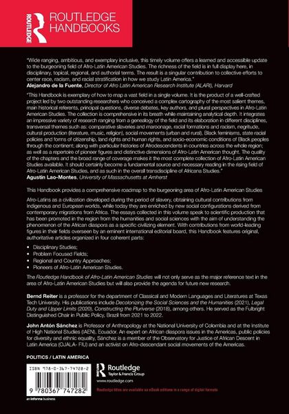 Produktbild: Routledge Handbook of Afro-Latin American Studies