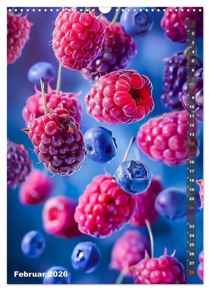 Produktbild: Fr&uuml;chtetraum - Jeden Monat eine fruchtige &Uuml;berraschung (Wandkalender 2026 DIN A3 hoch), CALVENDO Monatskalender