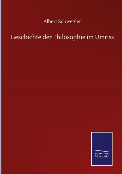 Produktbild: Geschichte der Philosophie im Umriss
