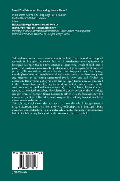 Produktbild: Biological Nitrogen Fixation: Towards Poverty Alleviation through Sustainable Agriculture