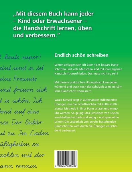 Produktbild: Schulausgangsschrift (SAS) - Handschrift lernen, &uuml;ben und verbessern