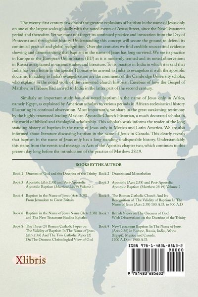 Produktbild: New Testament Baptism in the Name of Jesus (Acts 2
