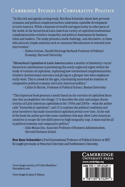 Produktbild: Hierarchical Capitalism in Latin America